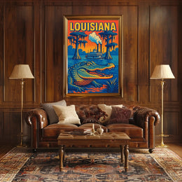 Louisiana Bayou Adventure Poster