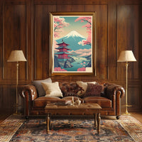 Tranquil Japanese Landscape Poster