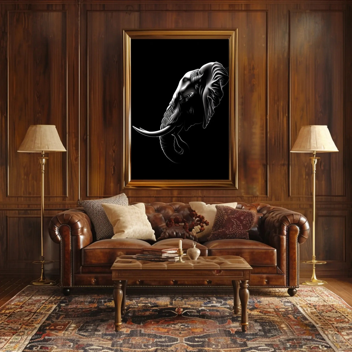 Majestic Elephant Poster