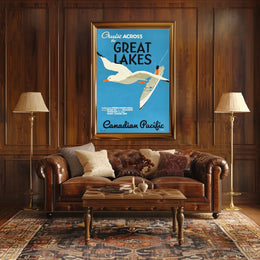 Cruise Across The Great Lakes Poster