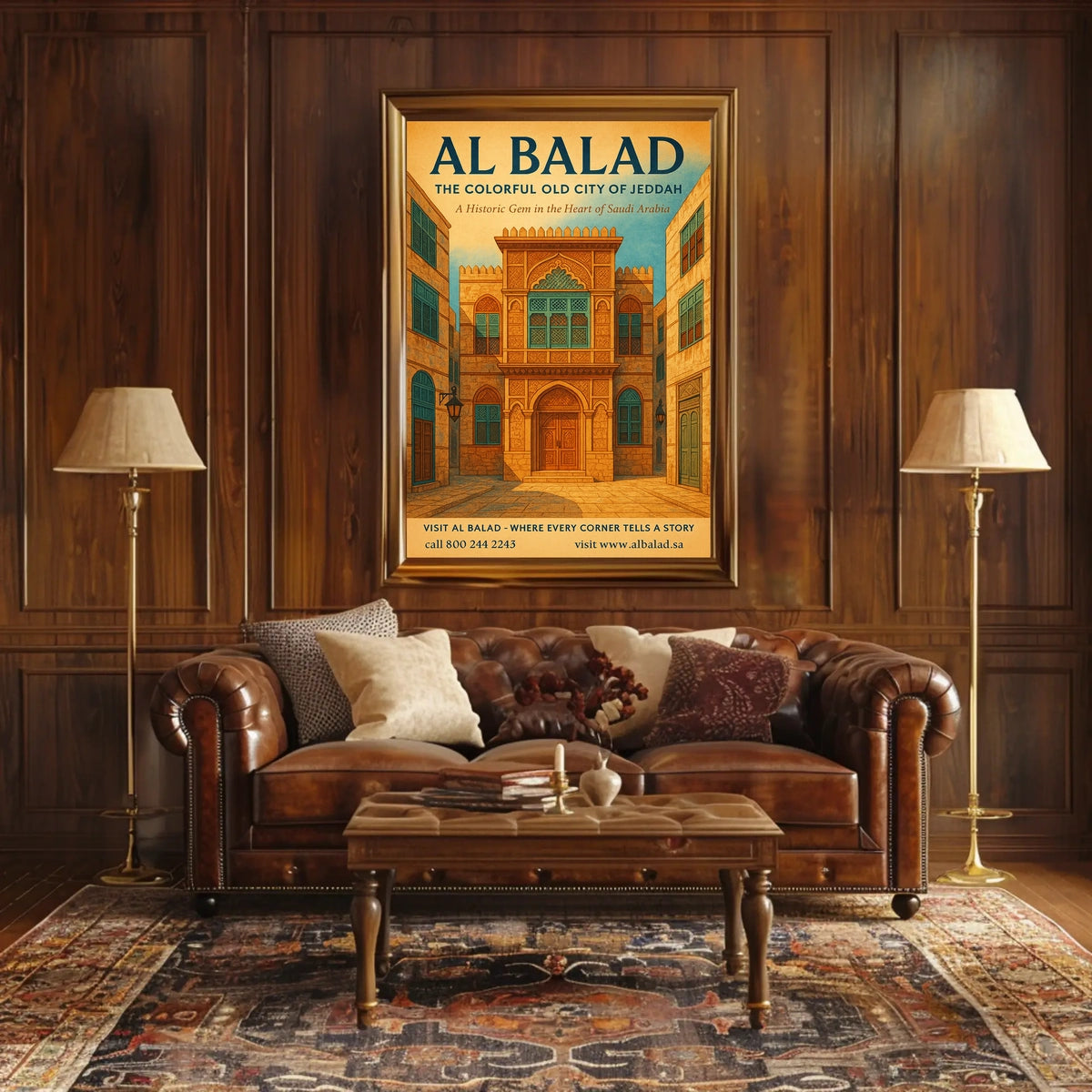 Al Balad The Colorful Old City Of Poster