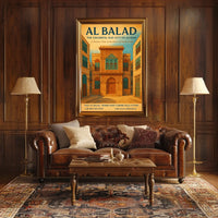 Al Balad The Colorful Old City Of Poster