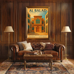 Al Balad The Colorful Old City Of Poster
