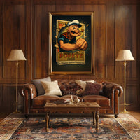 Classic Cartoon Hero Pop Culture Poster