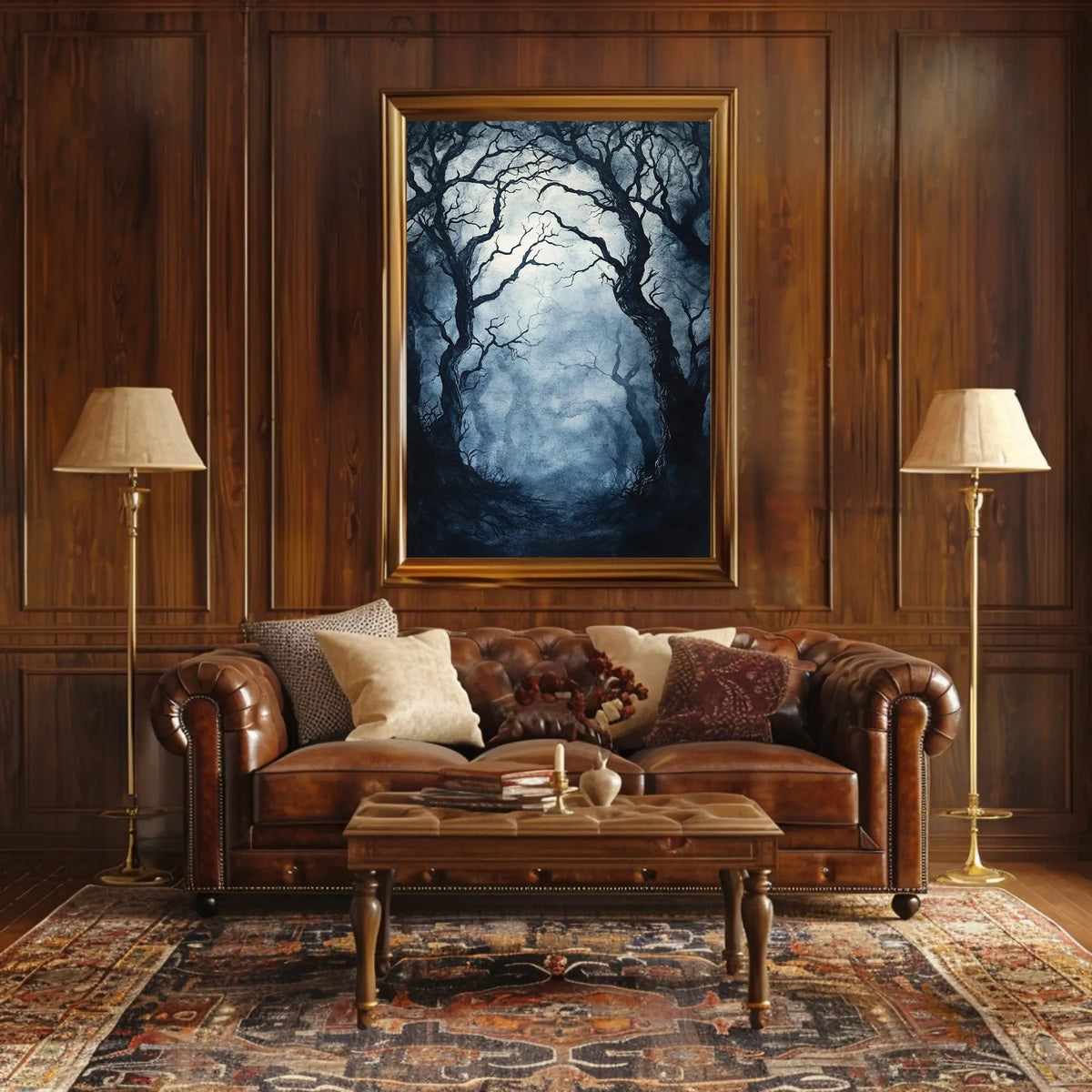Enchanted Forest Mystique: Mystical Artistic or Pop Culture Poster