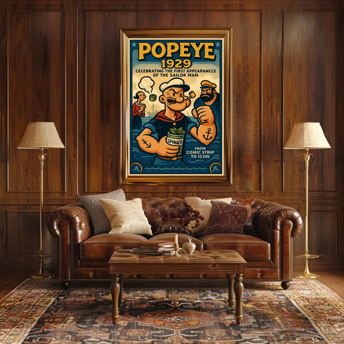 Popeye 1929 Art Poster POP-136