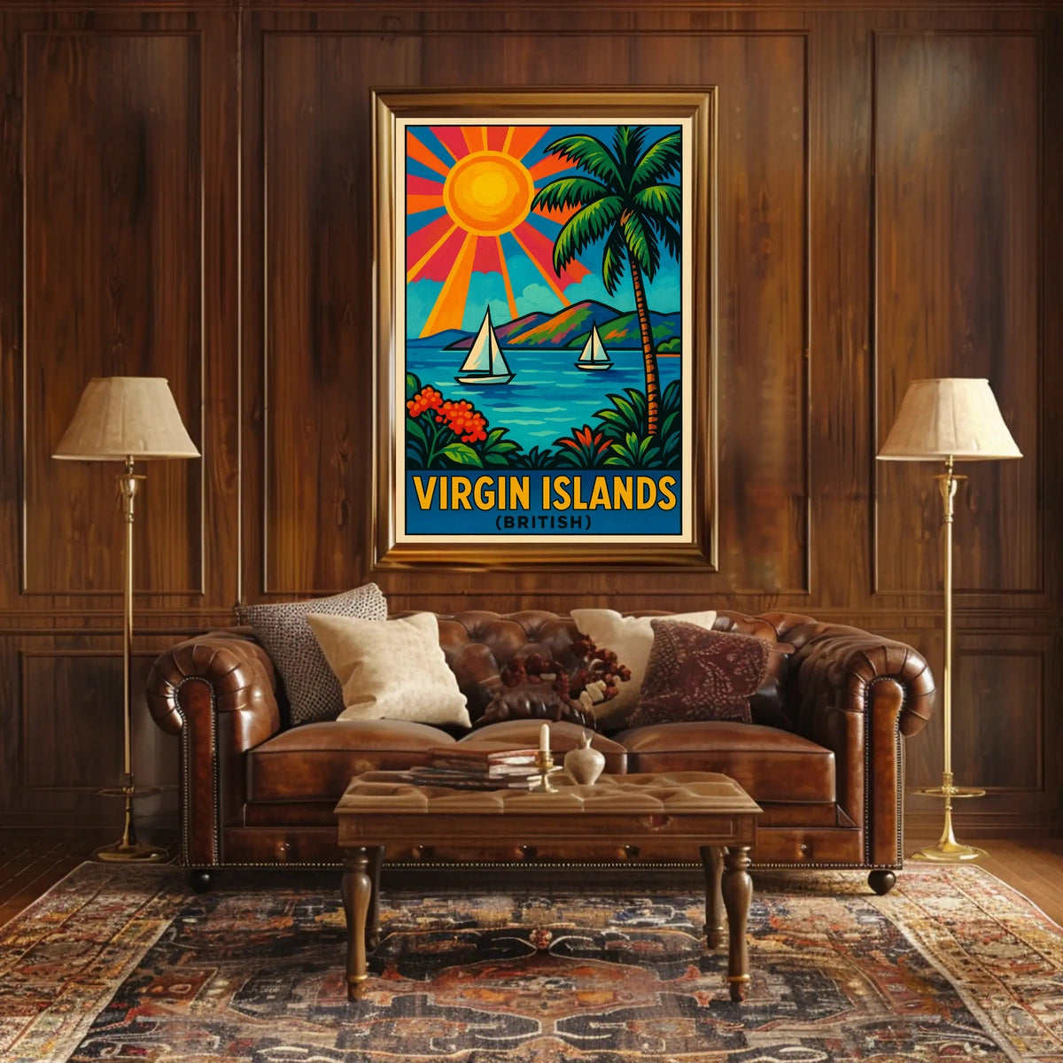 Virgin Islands (British) Travel Poster