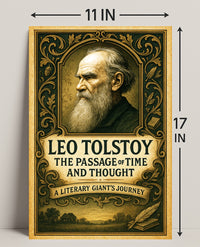 Leo Tolstoy The Passage of Time and Thought Poster PosterGoat