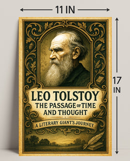 Leo Tolstoy The Passage of Time and Thought Poster PosterGoat