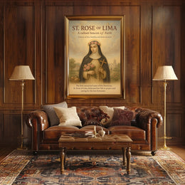 St. Rose Of Lima A Radiant Beacon Of Poster