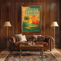 Welcome to Florida The Sunshine State Poster