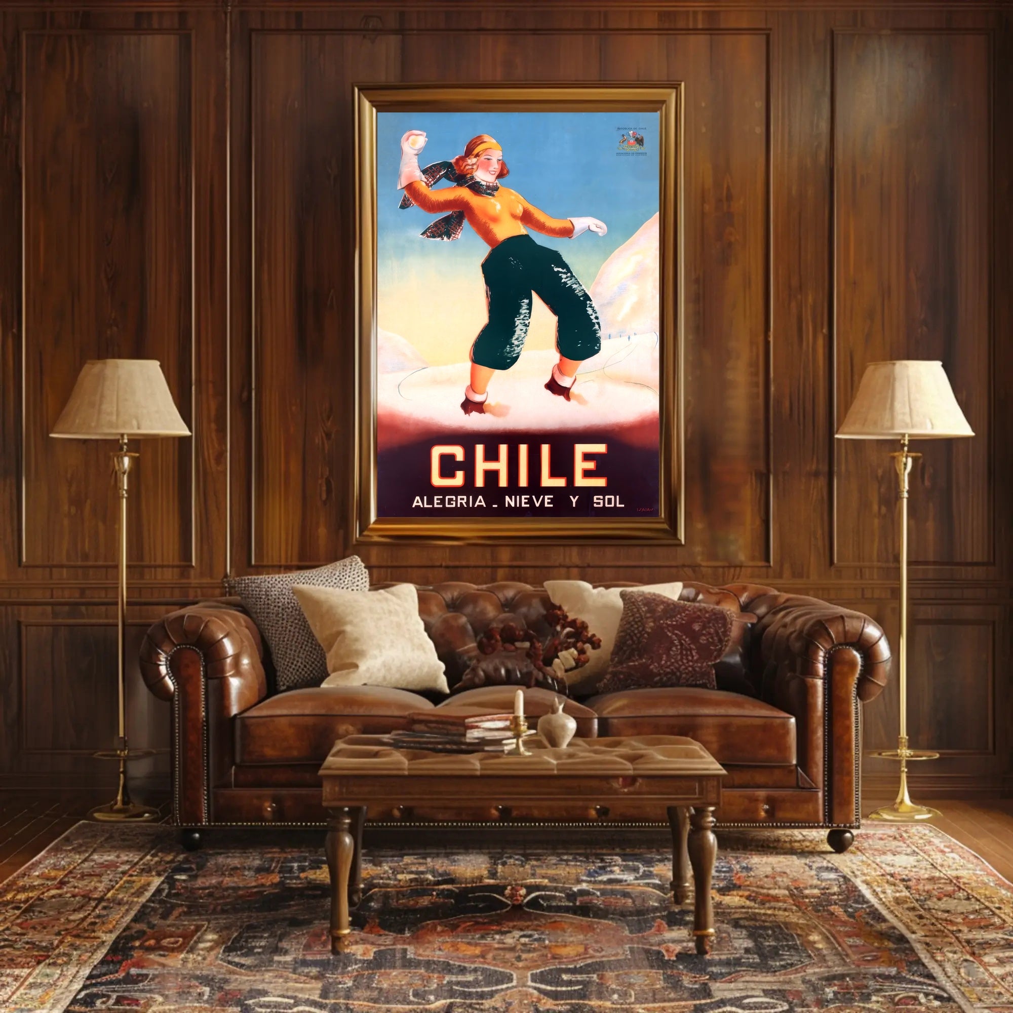 Chile: Joy, Snow, and Sun Poster PosterGoat