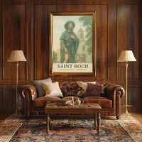 Saint Roch Patron Saint Of Dogs And Poster