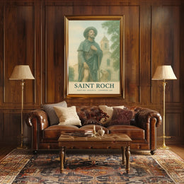 Saint Roch Patron Saint Of Dogs And Poster