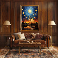 Celestial Pyramids Poster