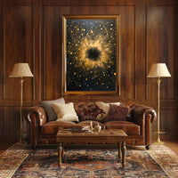 Cosmic Explosion William Morris Art Poster
