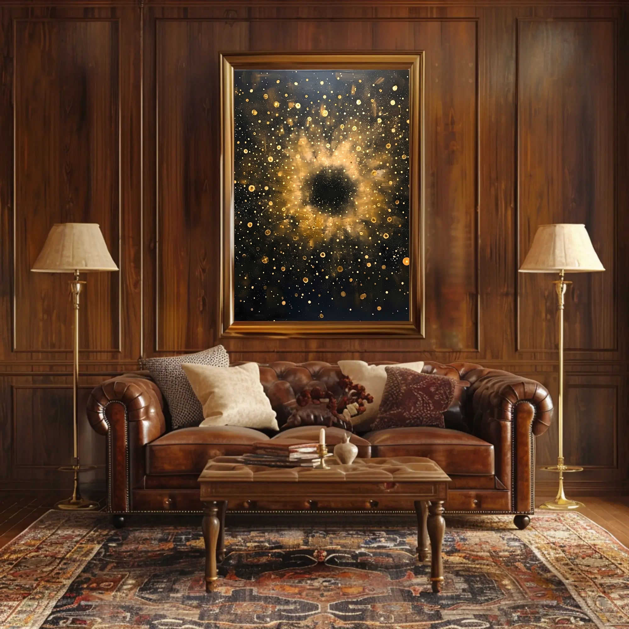 Cosmic Explosion William Morris Art Poster