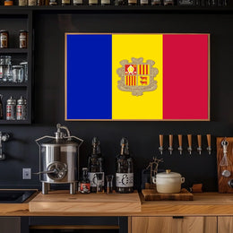Andorra Flag Poster