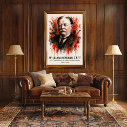 William Howard Taft Portrait: Historical or Presidential Poster