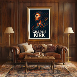 Charlie Kirk Portrait Poster