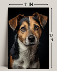 Portrait Of A Loyal Companion Poster PosterGoat