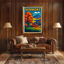 Autumn In Vermont Poster