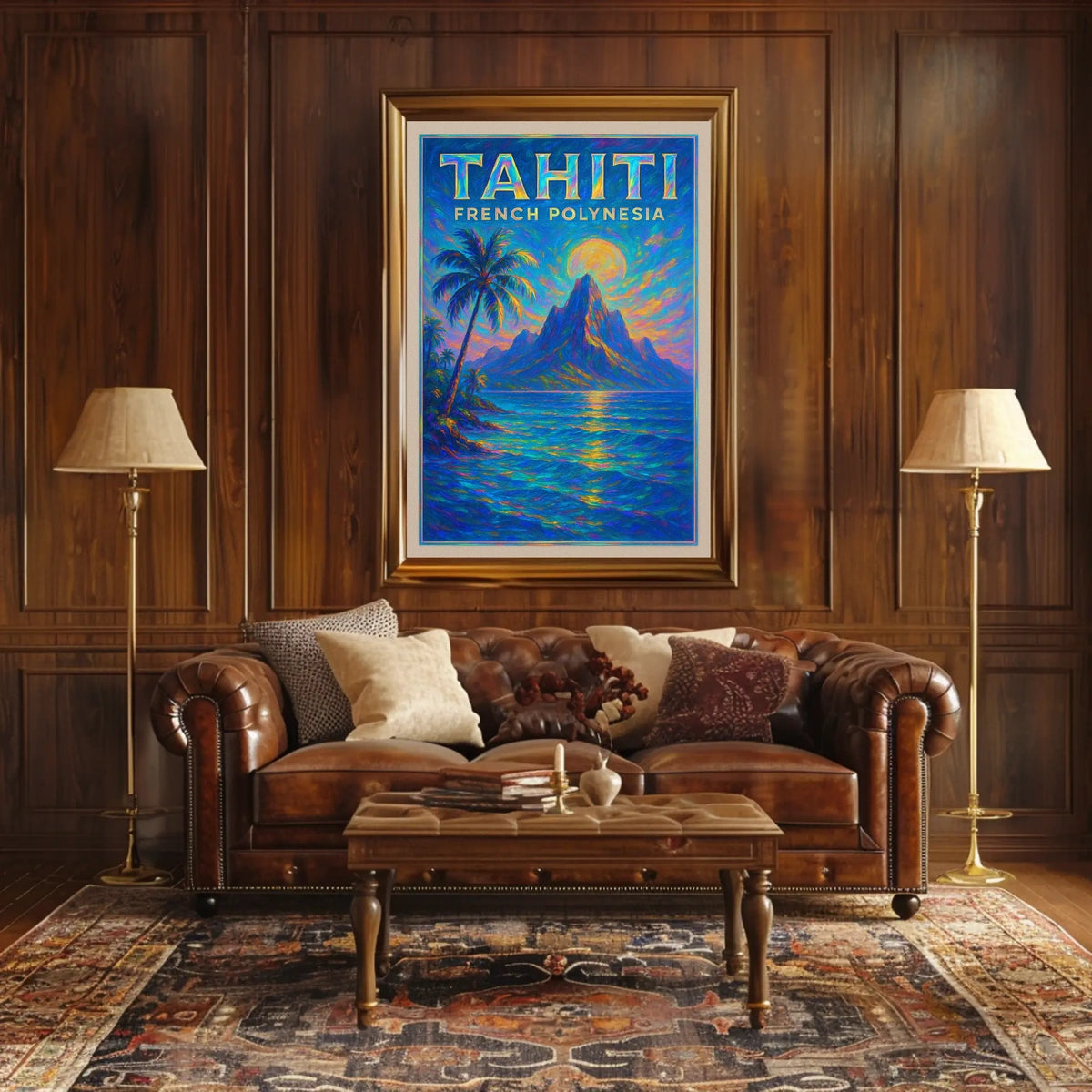 Tahiti French Polynesia Poster