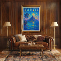 Tahiti French Polynesia Poster