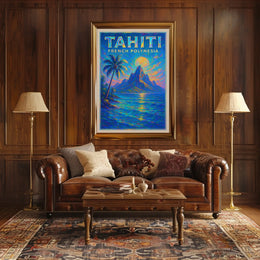 Tahiti French Polynesia Poster