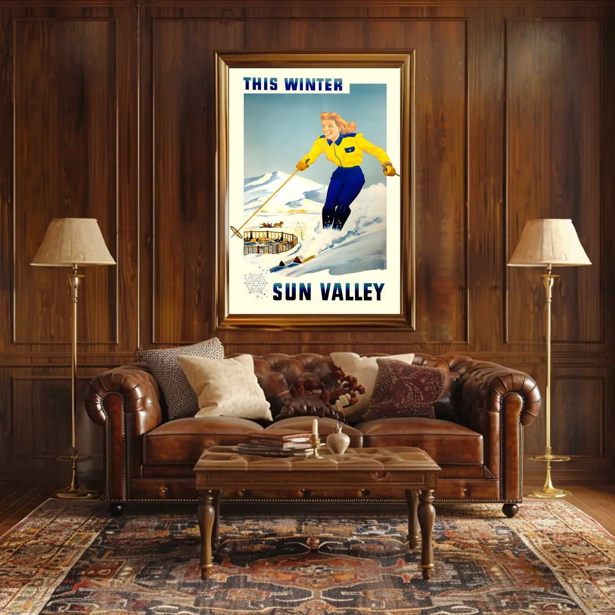 Sun Valley Winter Adventure Poster
