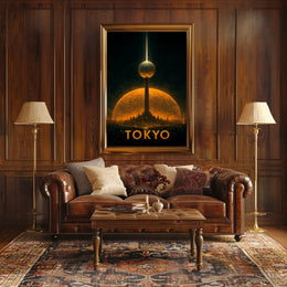 Futuristic Tokyo Poster