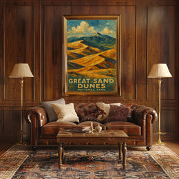 Great Sand Dunes National Park Scenic Wanderlust Poster