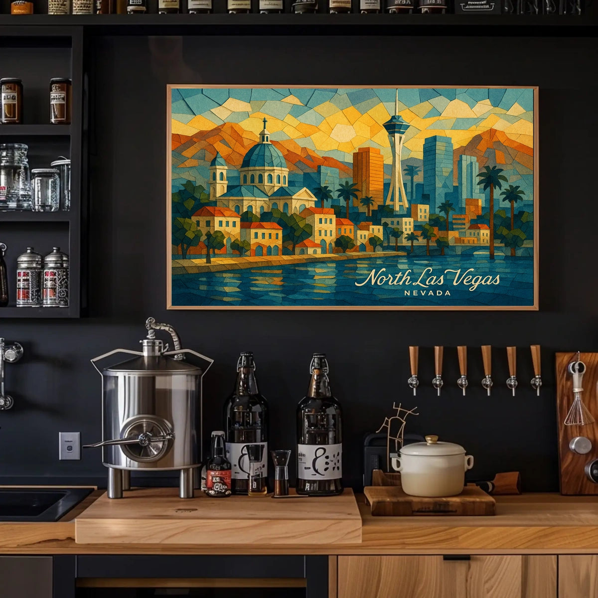North Las Vegas Skyline Poster