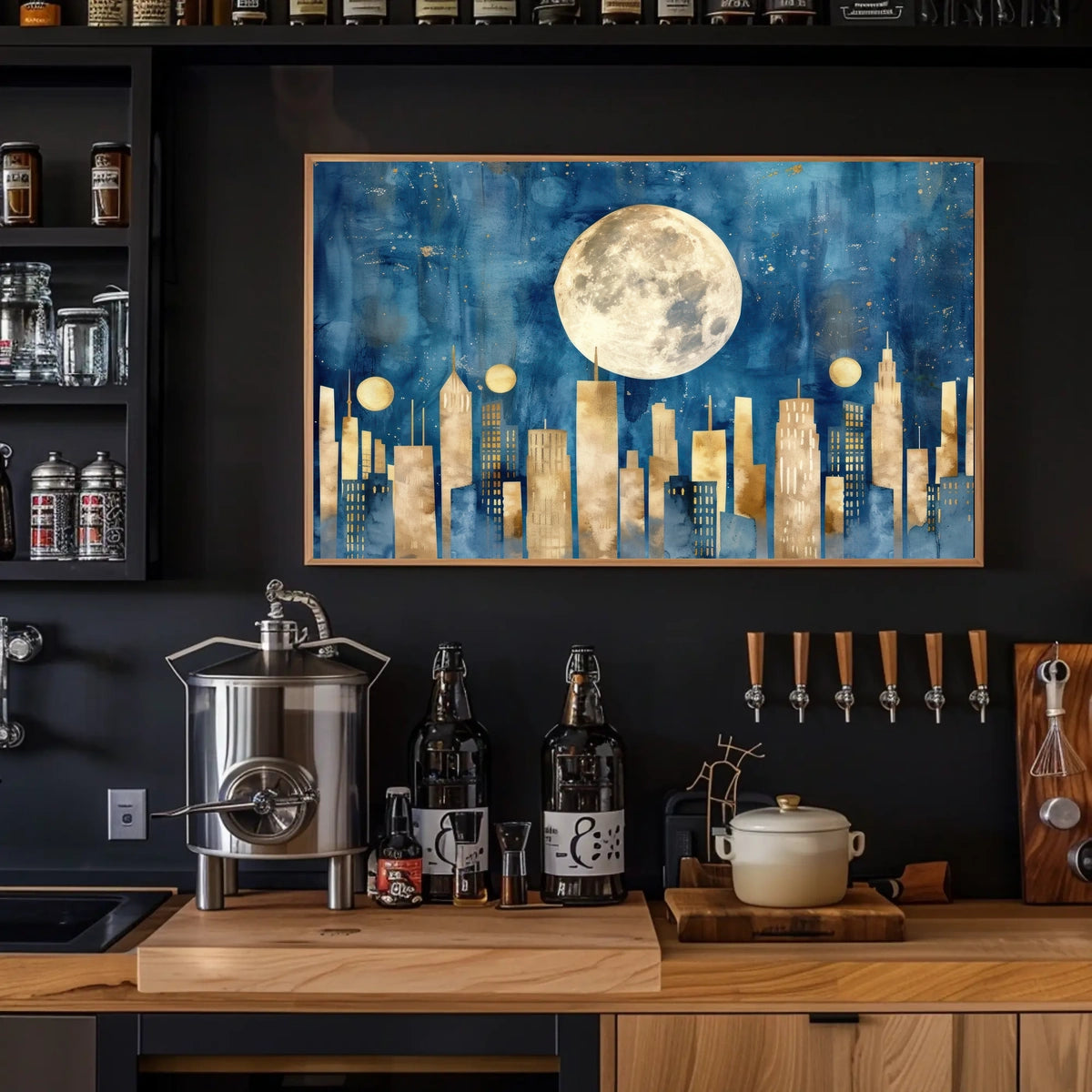 Celestial Skyline Poster