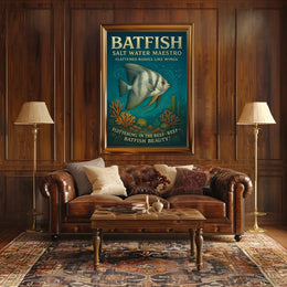 Batfish Salt Water Maestro Poster