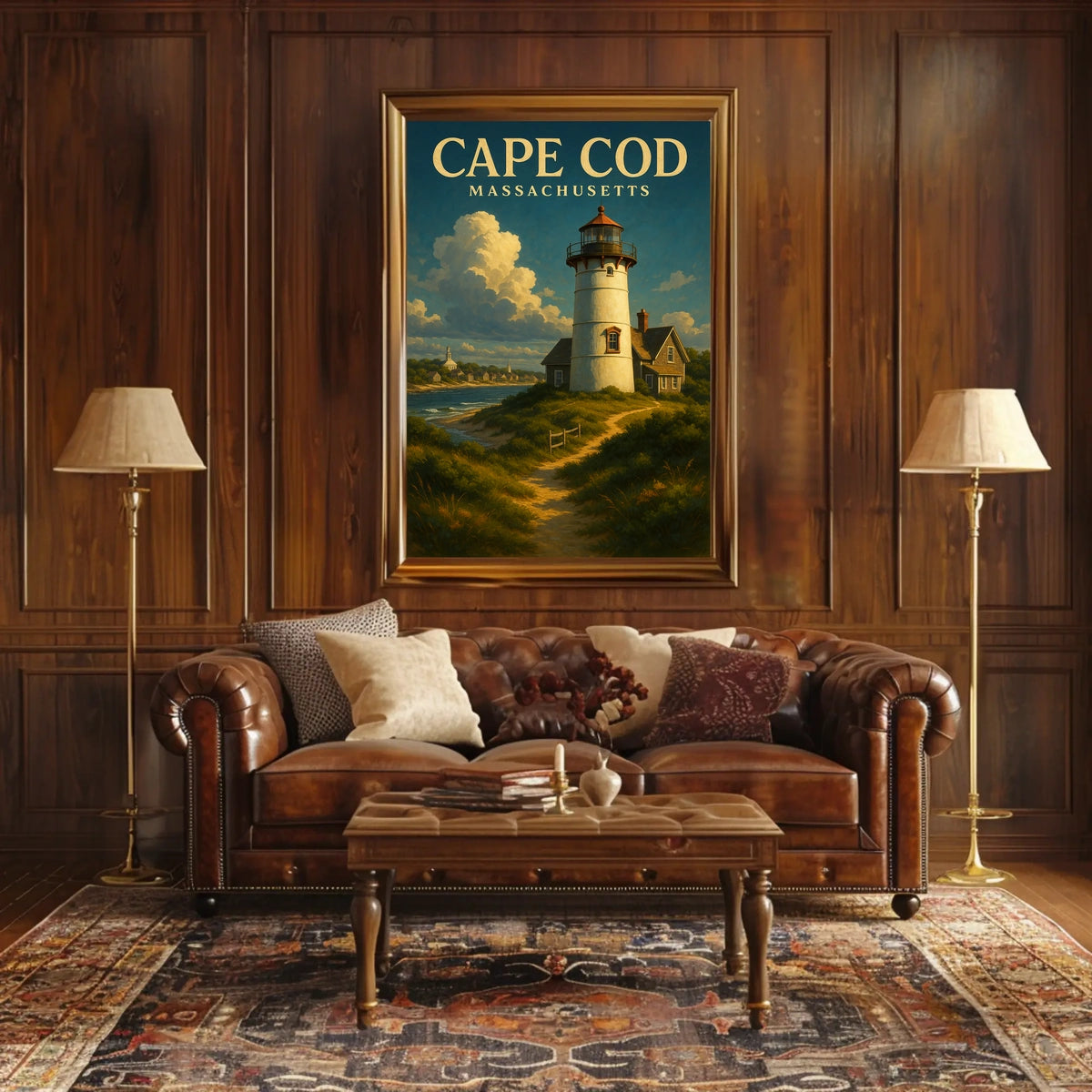 Cape Cod Serenity Coastal Wall Art Decor Lovers Poster