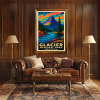 Glacier National Park Montana Poster