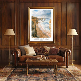 Great Ocean Road Scenic Travel Poster PosterGoat