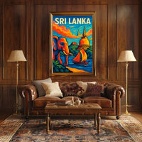 Vibrant Sri Lanka Poster