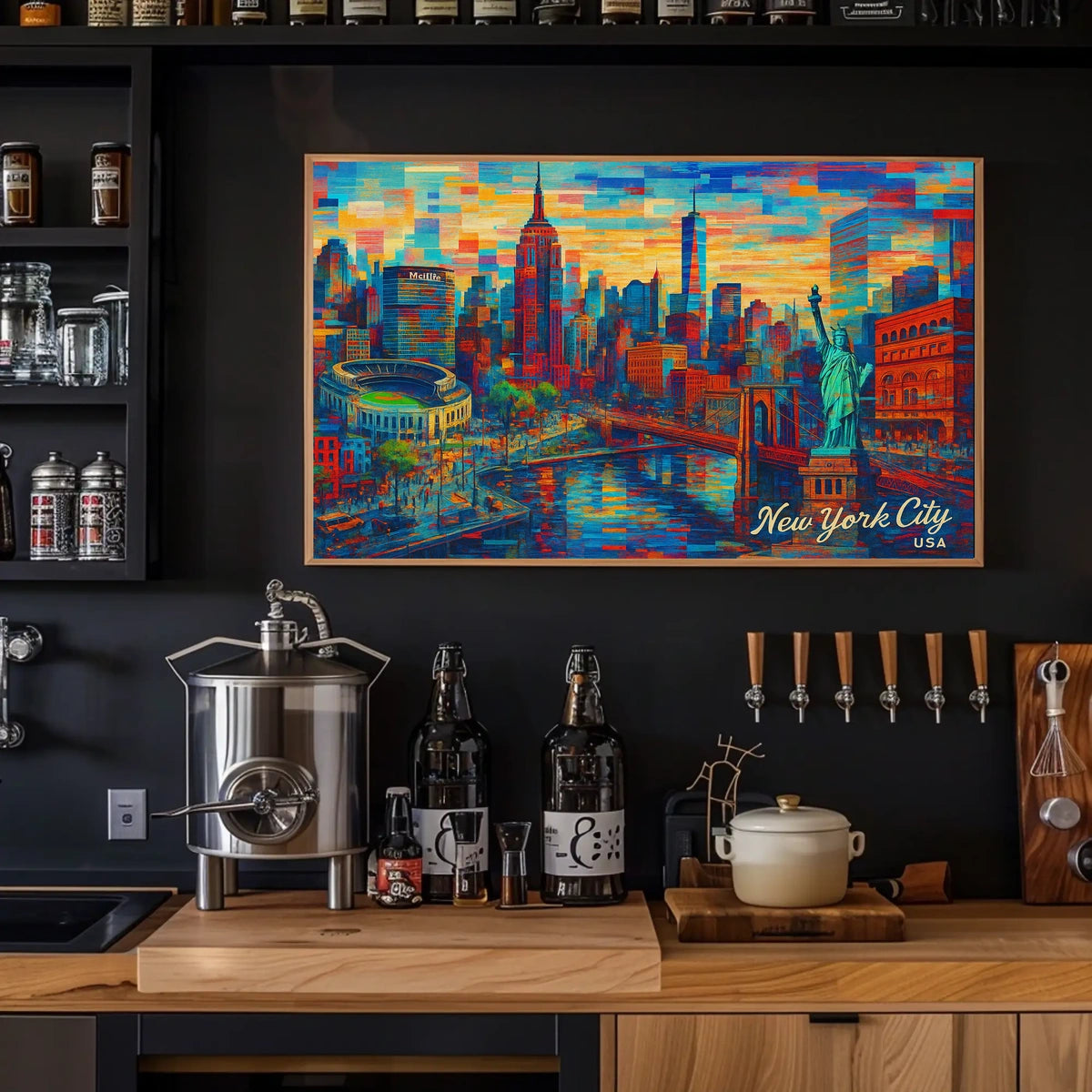 New York City Skyline Poster