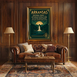 Arkansas The Natural State Poster