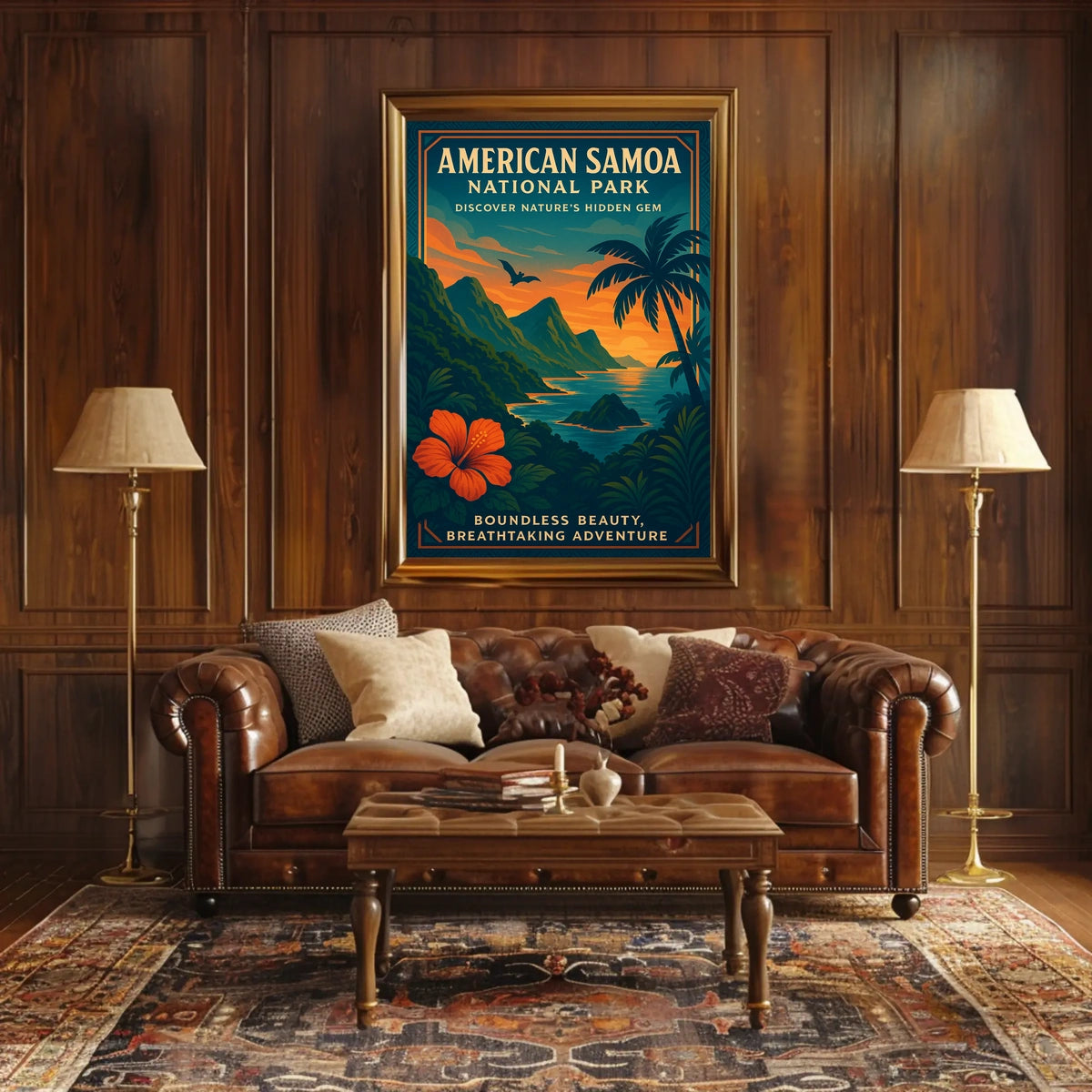 American Samoa: Hidden Gem National Park Poster