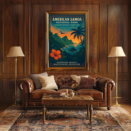 American Samoa: Hidden Gem National Park Poster