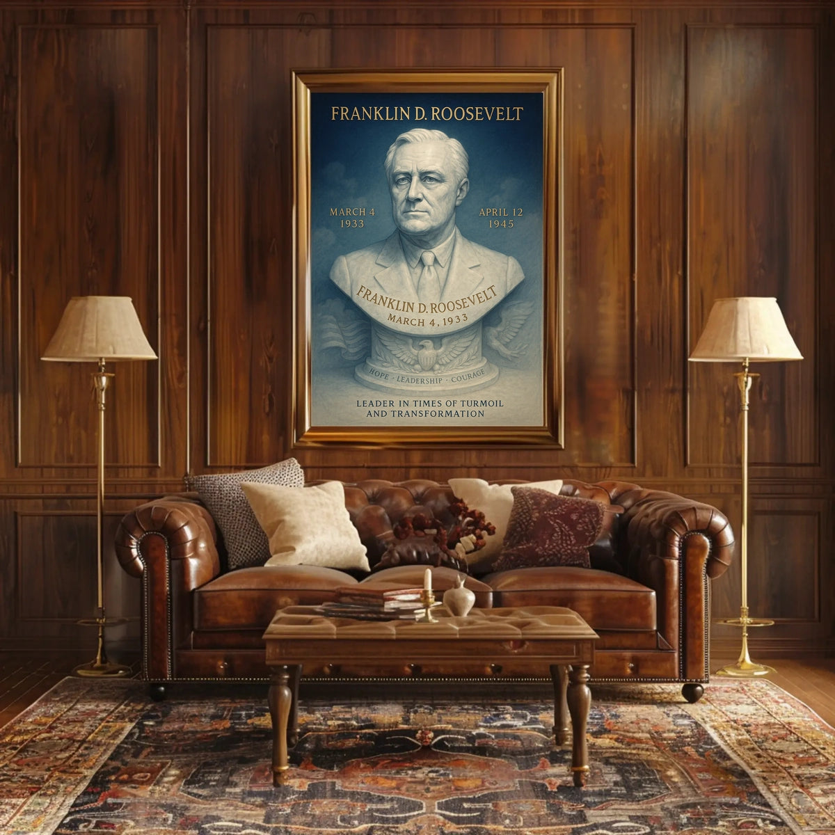 Franklin D. Roosevelt Poster