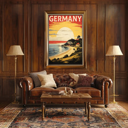 Germany Coastal Landscape Poster