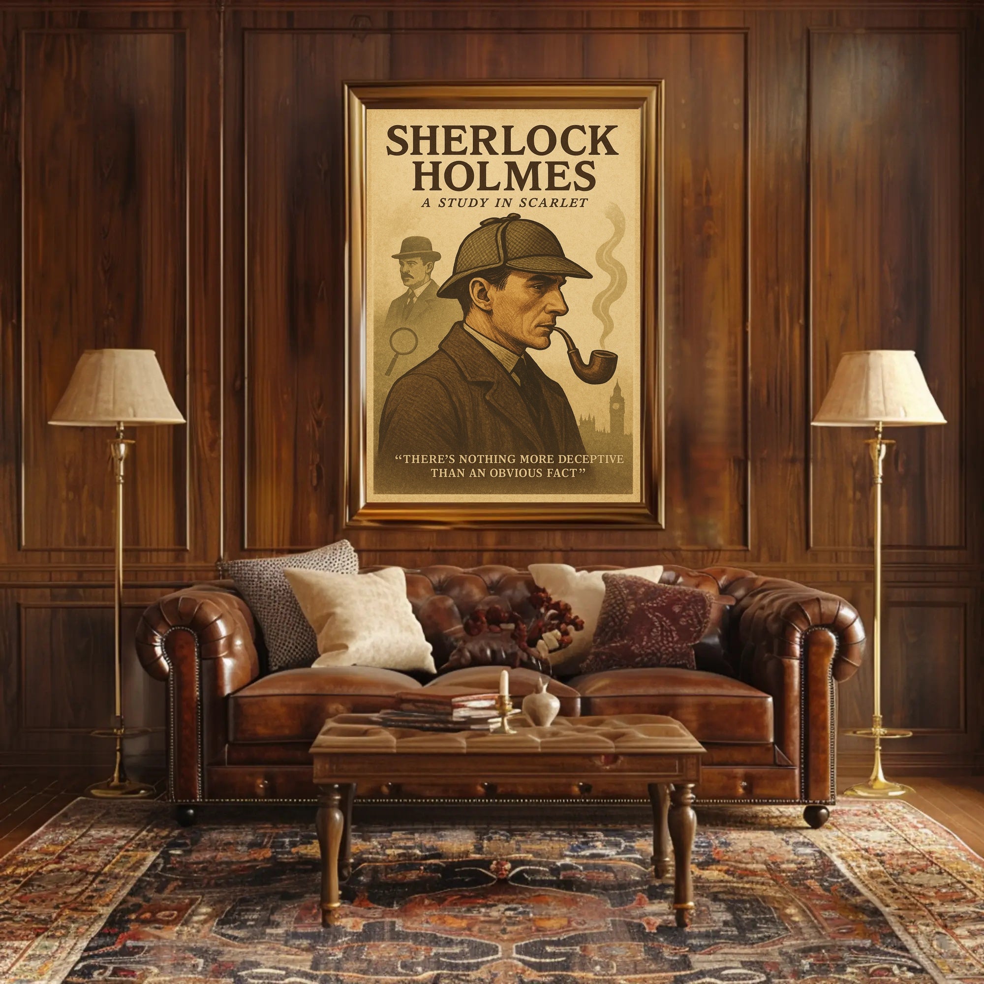 Sherlock Holmes  A Study in Scarlet Poster PosterGoat