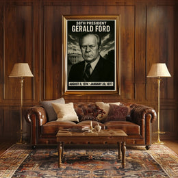 Gerald Ford 38Th President Poster