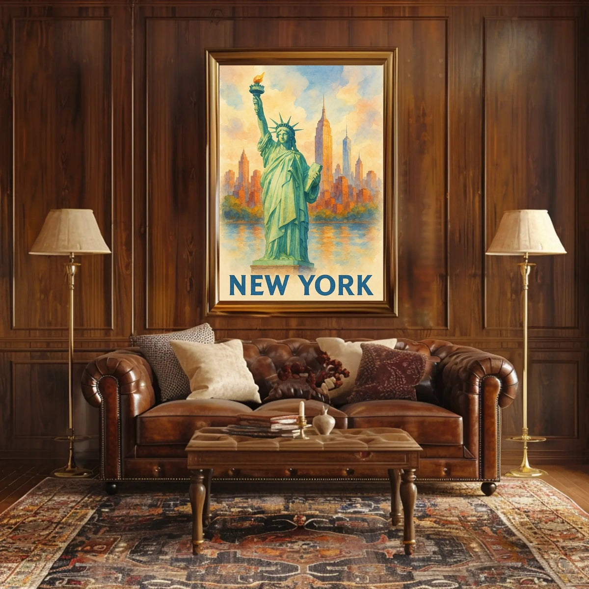 New York Cityscape Poster