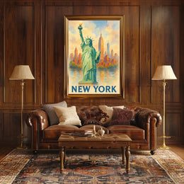 New York Cityscape Poster