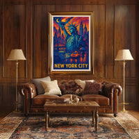New York City Iconic Landmarks Poster